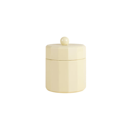 FACET Zuckerdose | Porzellan Lemon Gelb
