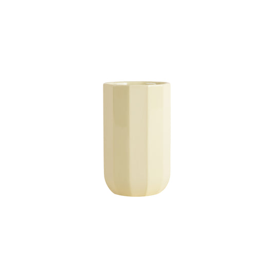 FACET Becher | Porzellan Lemon Gelb
