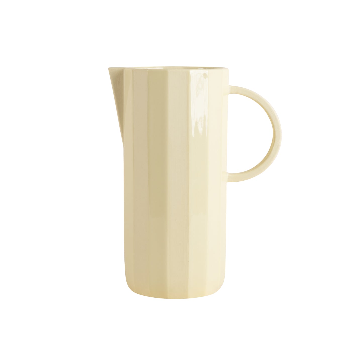 FACET Karaffe | Porzellan Lemon Gelb