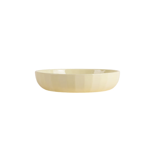 FACET Schüssel Gross | Porzellan Lemon Gelb
