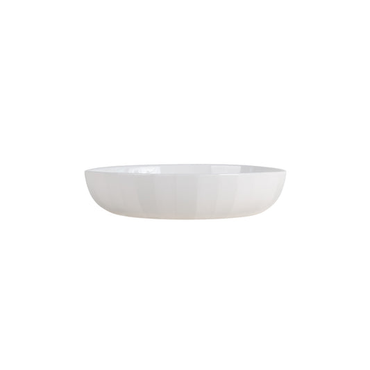 FACET Schüssel Gross | Porzellan Cotton Weiss