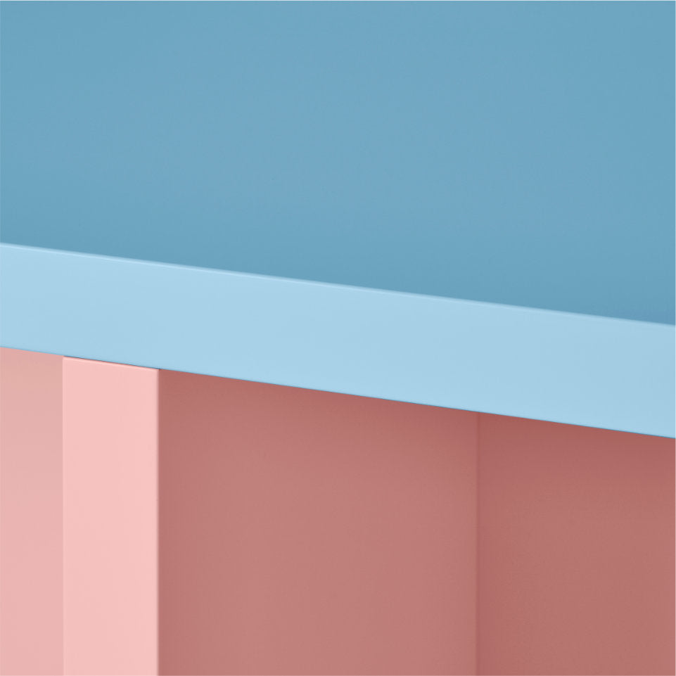 ELIO Esstisch 320 | Rosa + Pastellblau