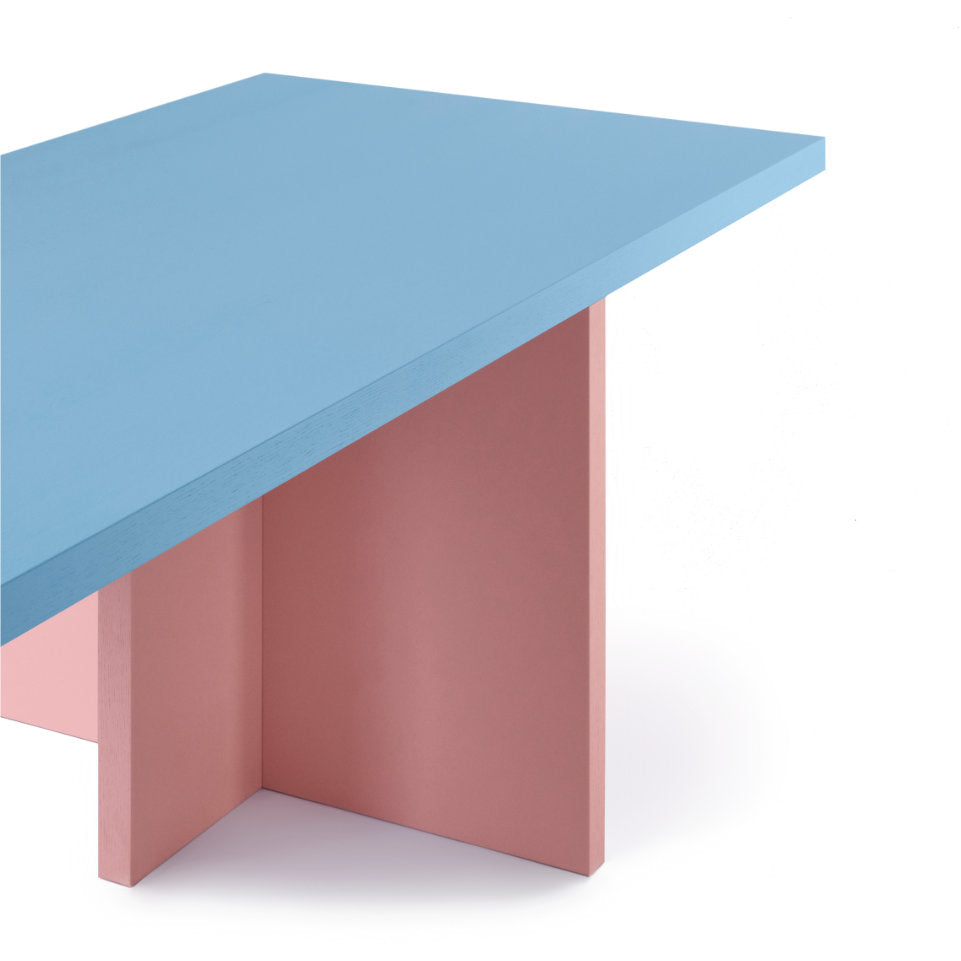 ELIO Esstisch 320 | Rosa + Pastellblau