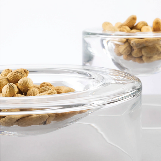 WET BOWL HIGH Glasschale | Kristall