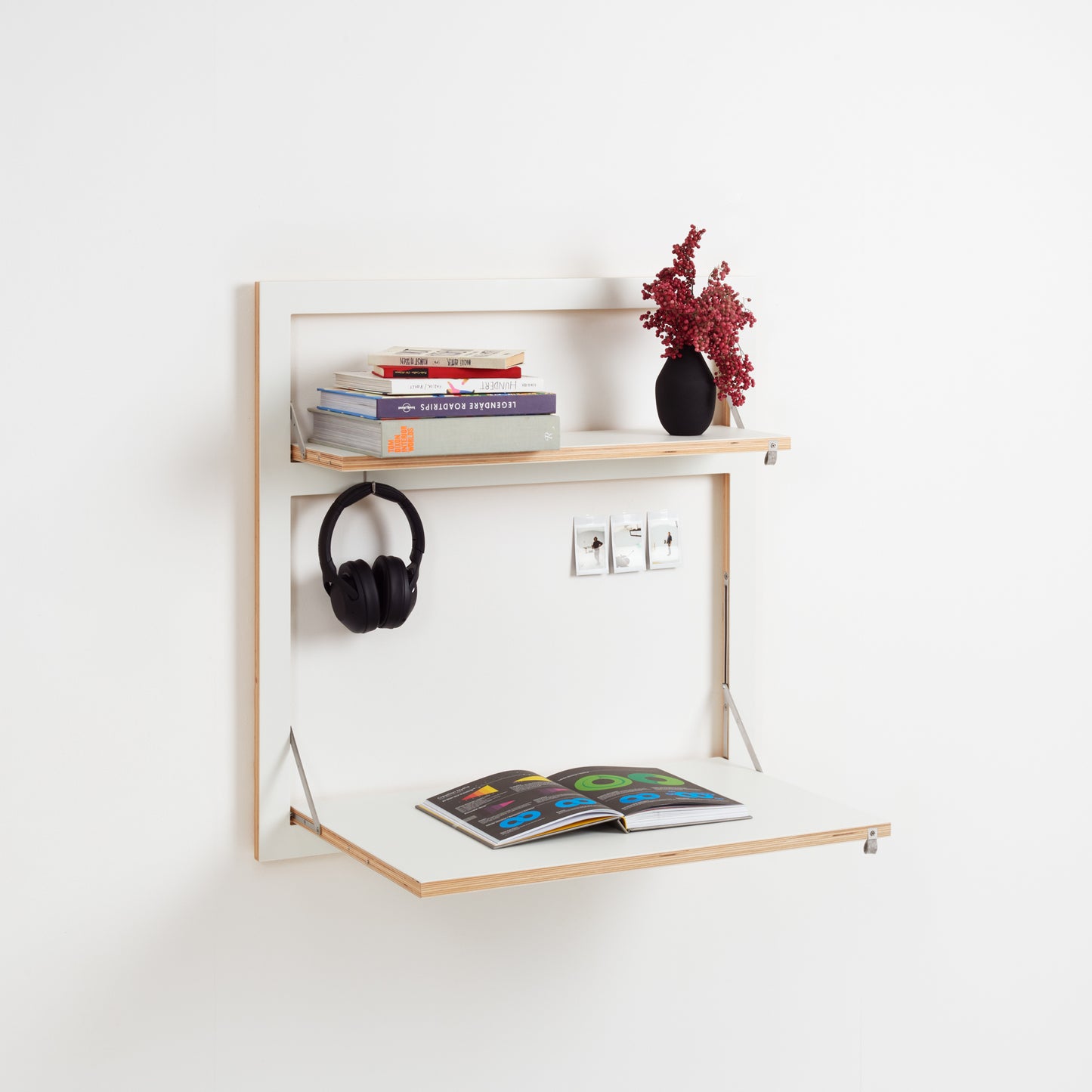FLÄPPS Sekretär 80x80 | Weiß