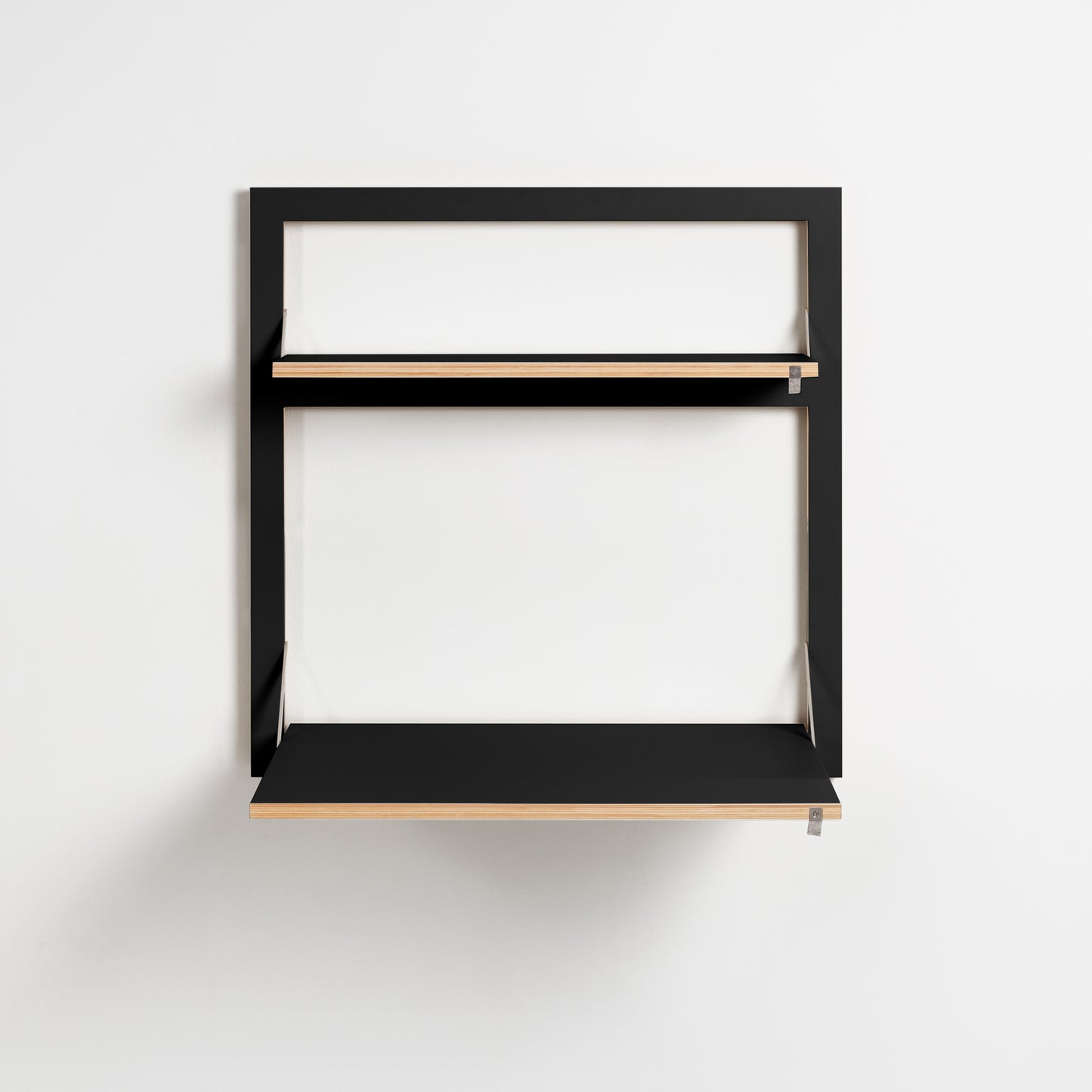 FLÄPPS Sekretär 80x80 | Schwarz