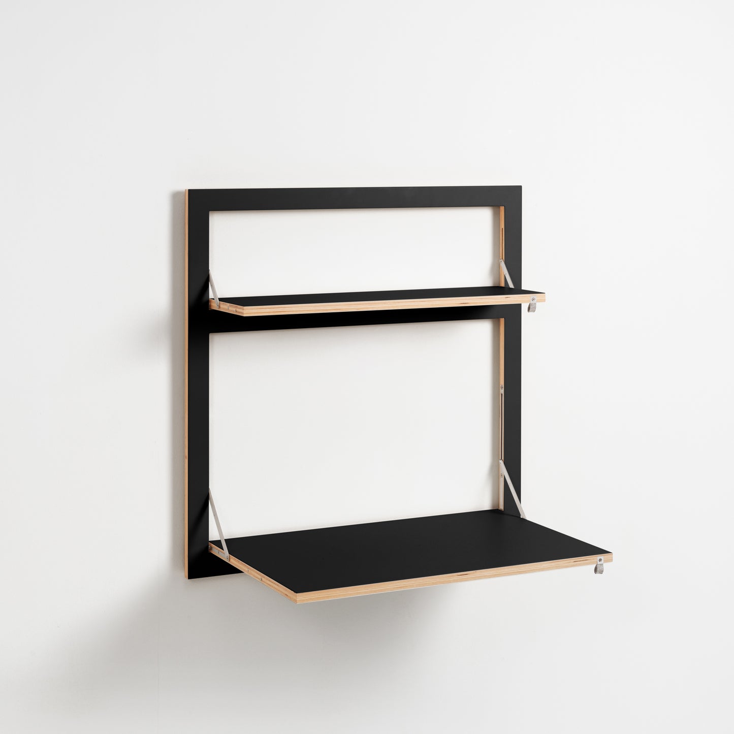 FLÄPPS Sekretär 80x80 | Schwarz