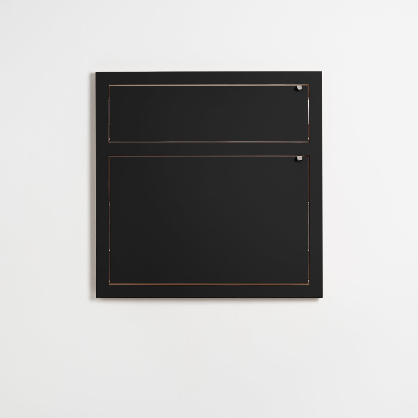 FLÄPPS Sekretär 80x80 | Schwarz
