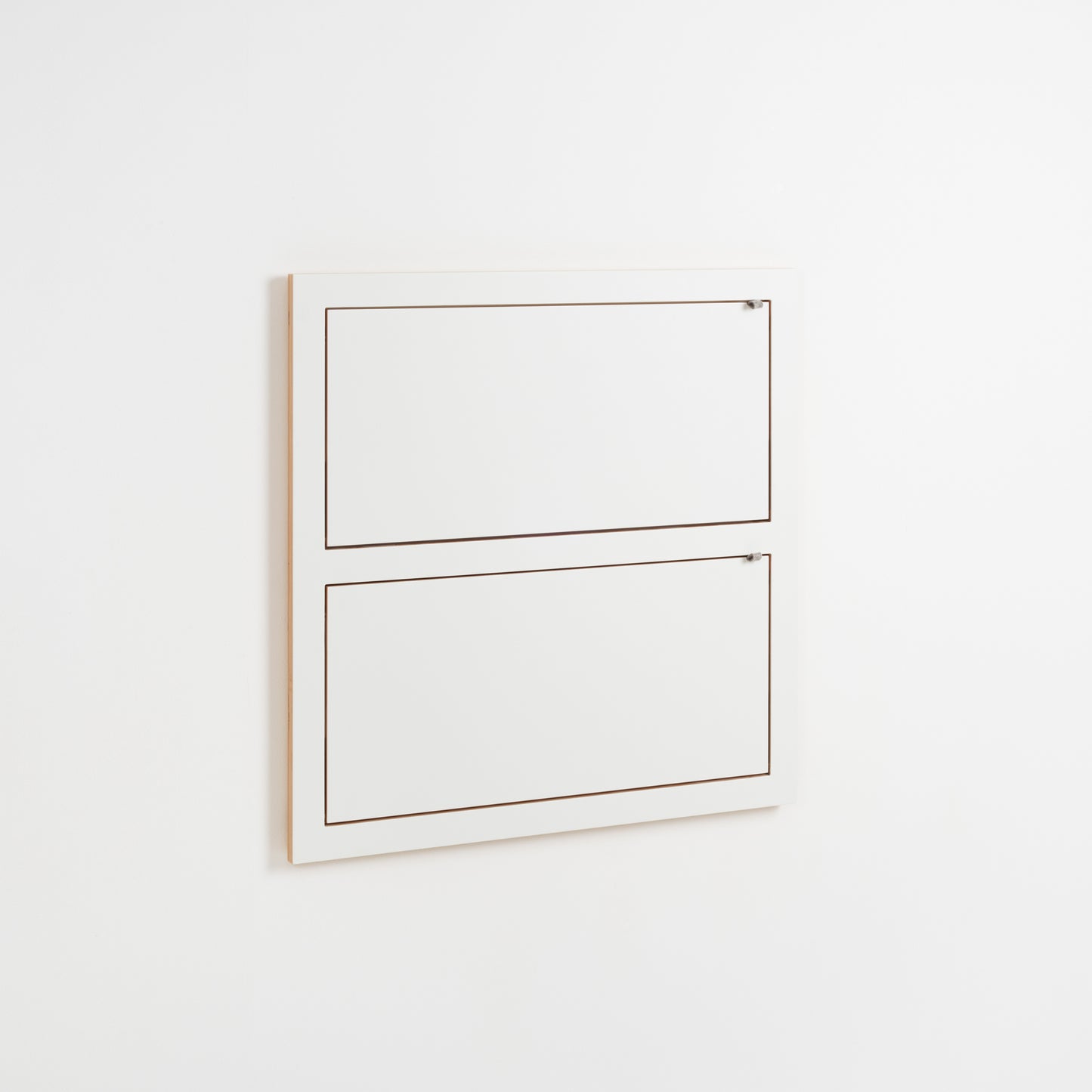 FLÄPPS Regal 80x80 Zwei | Weiß