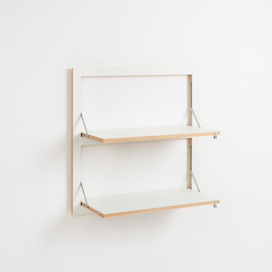 FLÄPPS Regal 80x80 Zwei | Weiß