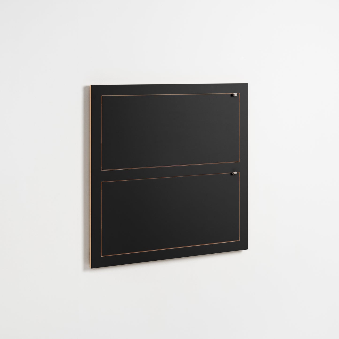 FLÄPPS Regal 80x80 Zwei | Schwarz