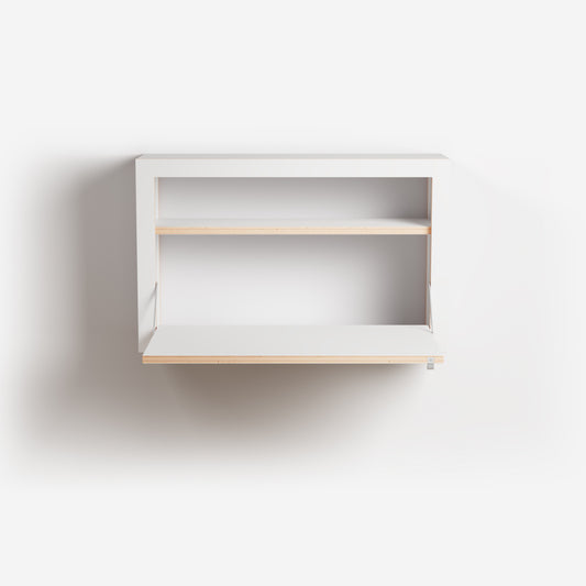 FLÄPPS BOX Sekretär 80x50x20 | Weiß