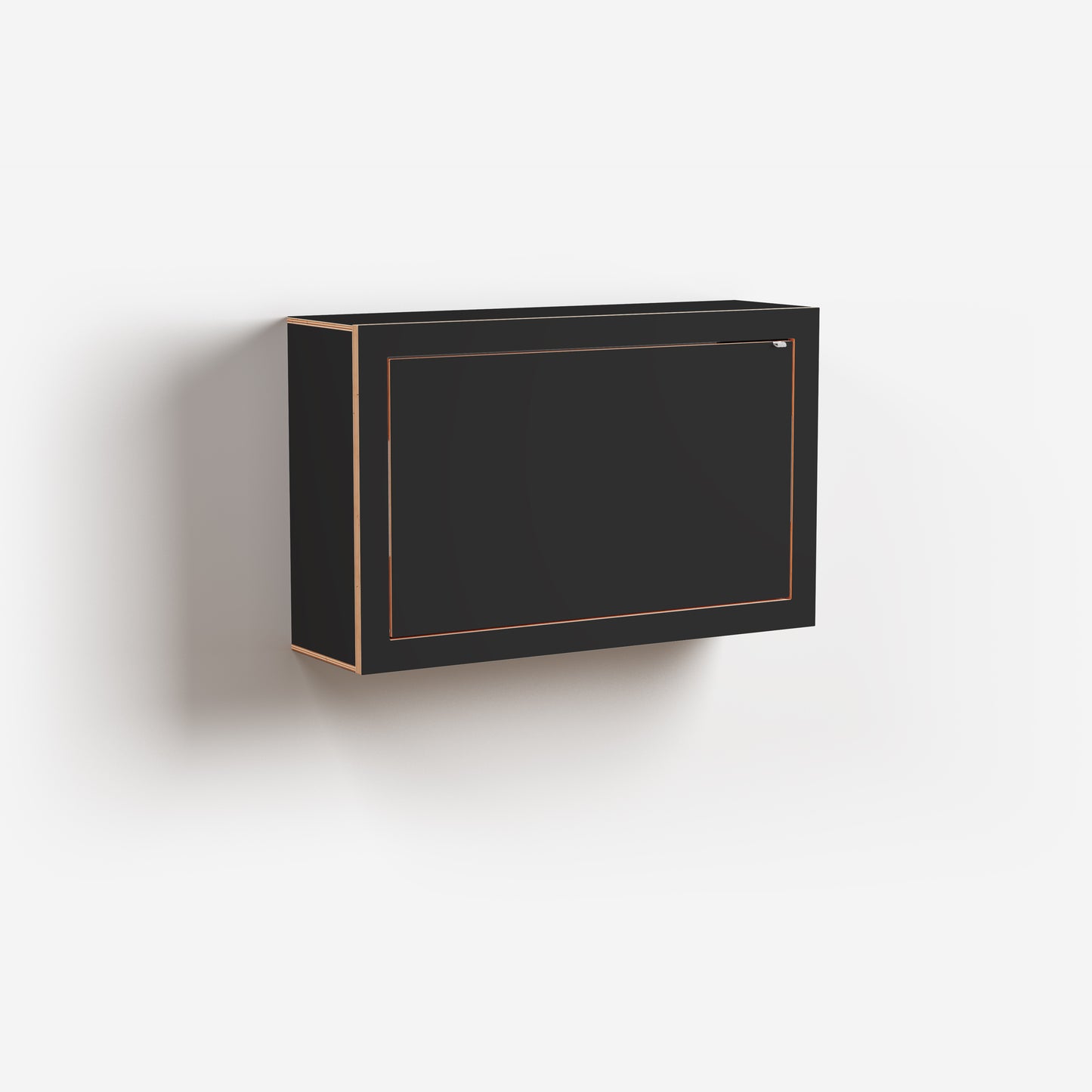 FLÄPPS BOX Sekretär 80x50x20 | Schwarz