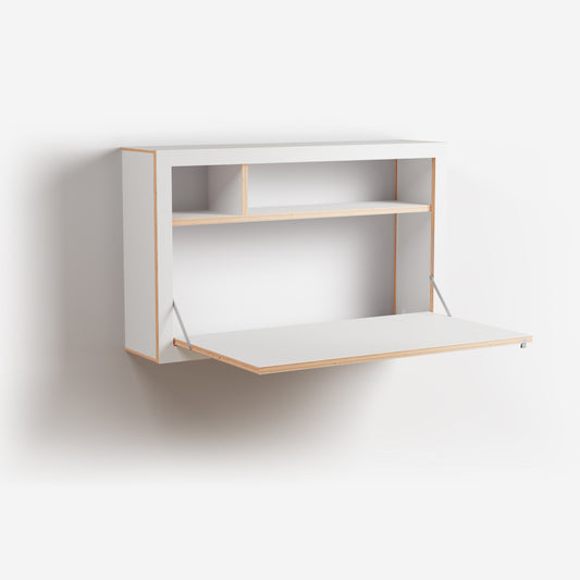 FLÄPPS BOX Sekretär 100x60x20 | Weiß