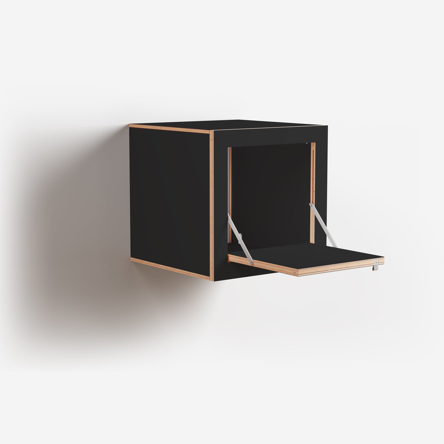 FLÄPPS BOX Regal 40x40x40 | Schwarz