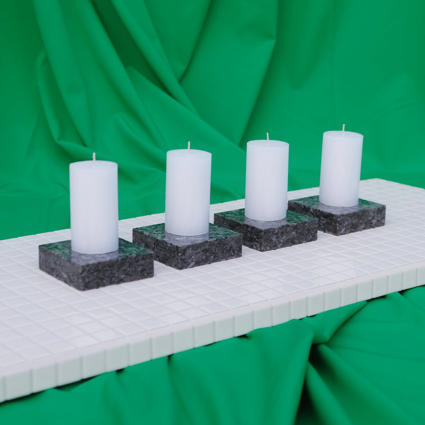 FRESH Untersetzer Set of 4 | Stein Irisierend