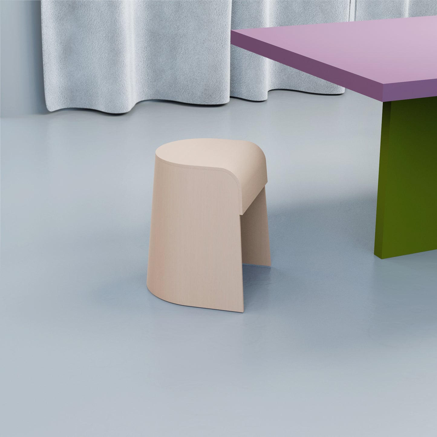NEUBAU Hocker | Natur