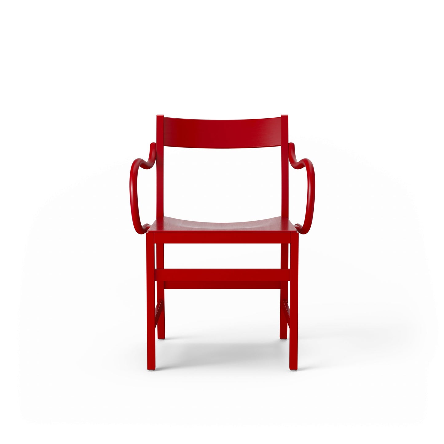 WAITER XL Stuhl | Buche Rot