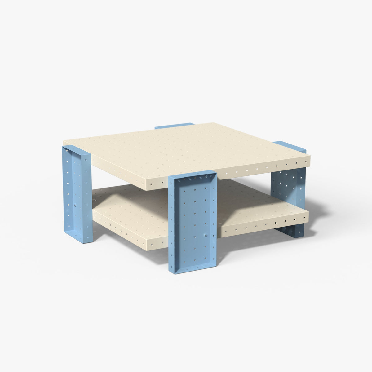 CELAENO Couchtisch | Buttermilk Beige + Dusty Blau