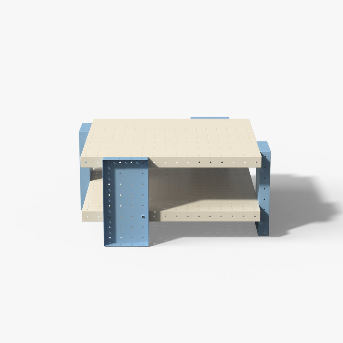 CELAENO Couchtisch | Buttermilk Beige + Dusty Blau