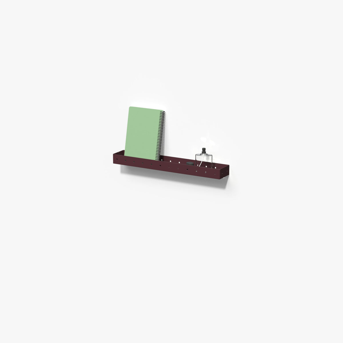 GLIESE 01 Wandregal | Dark Cherry Weinrot